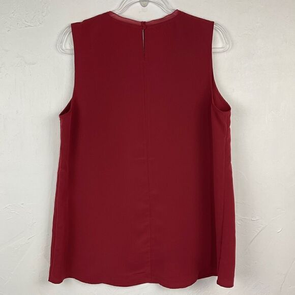 Soft Surroundings Dark Red Sleeveless Top Large - Picture 4 of 5